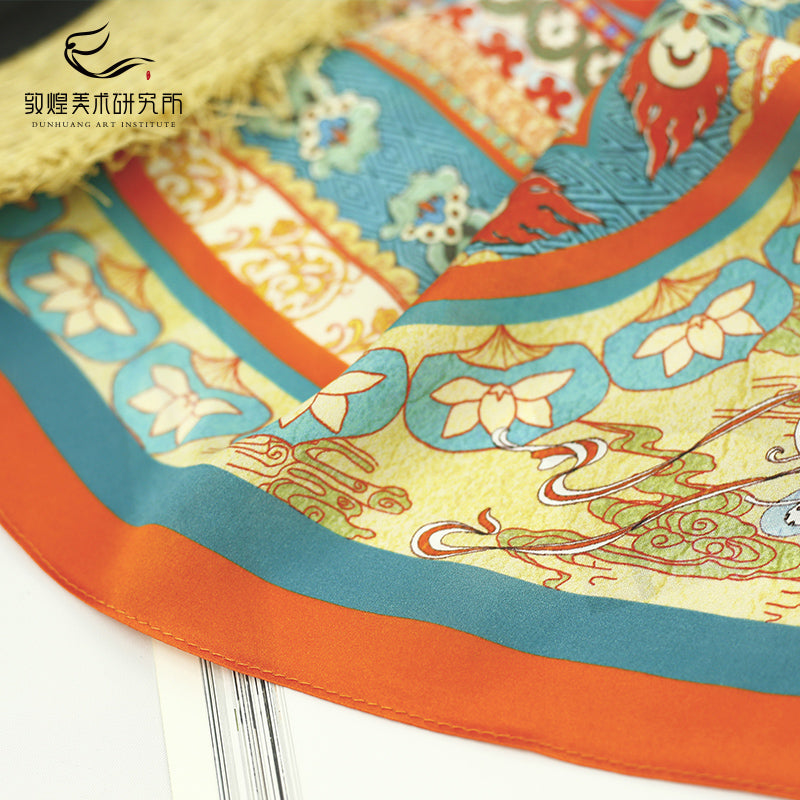 Apsara Ceiling Series - Silk Scarf